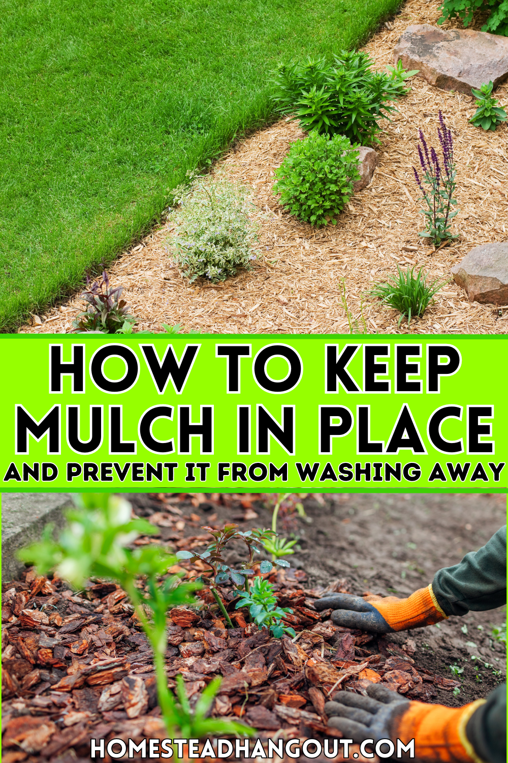 How to Keep Mulch in Place and Prevent it From Washing Away - The ...